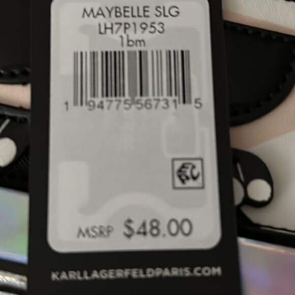 KARL LAGERFELD THE MAYBELLE WOMEN’S CREDIT CARD WALLET NWT AND BOX - Picture 7 of 7